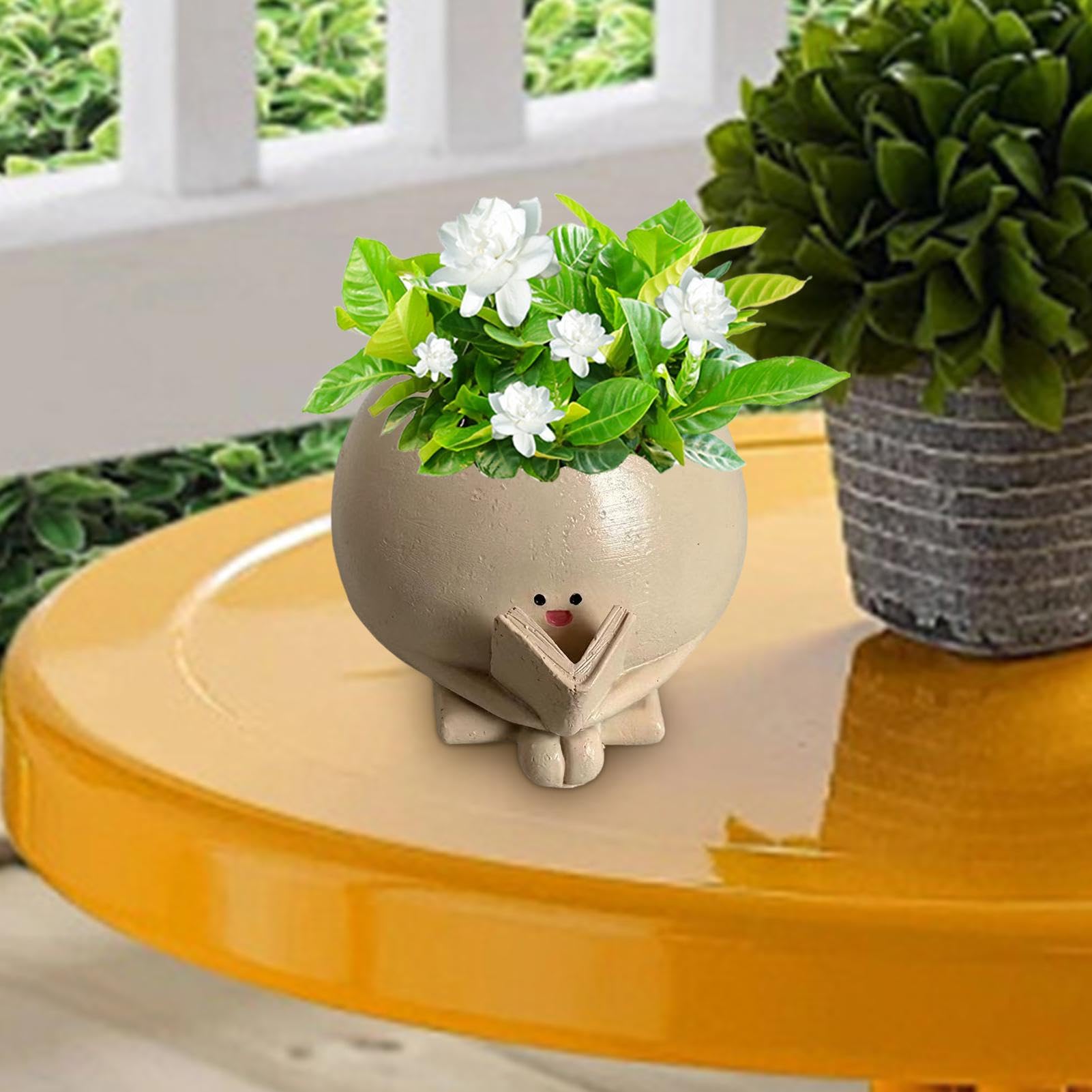 Scomparto Segreto A Forma Di Vaso Da Fiori, Finto Vaso In Ceramica Grigia Per Nascondere Oggetti Di Valore, Regalo Sicuro E Originale