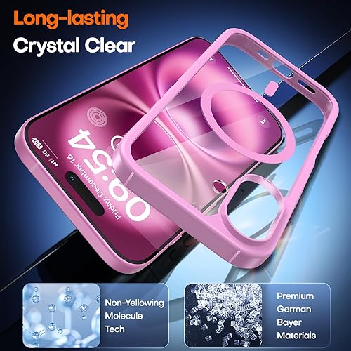 Miniatura 91 de TAURI Funda 3 en 1 para iPhone 13 Pro, [no amarilla] con 2 protectores de pantalla, funda delgada a prueba de golpes para iPhone 13 Pro, color negro