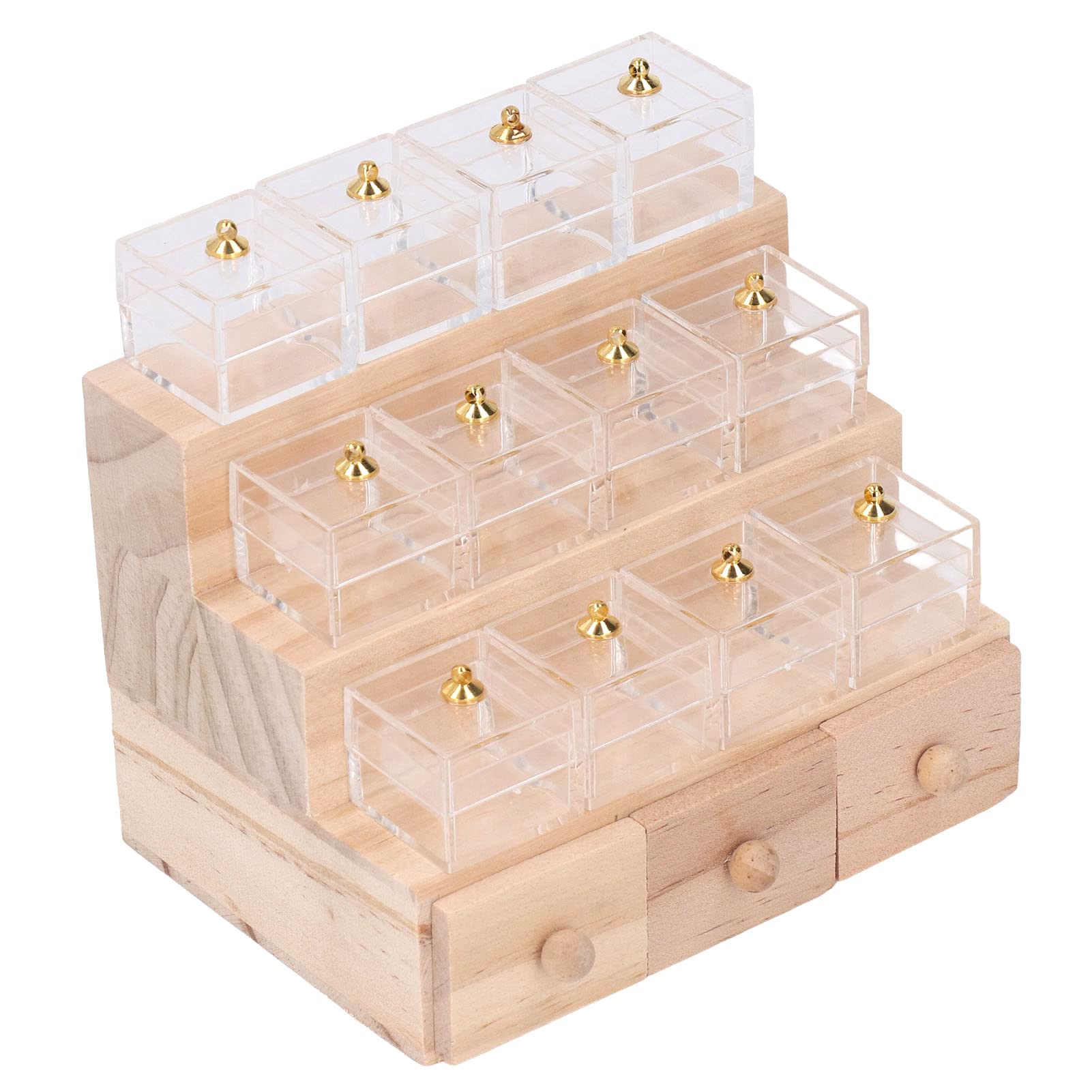Vetrina per Caramelle per Casa delle Bambole, Accessorio per la Decorazione del Modello di Mobili in Miniatura Realistici in Legno Accessori Per Modelli Di Auto