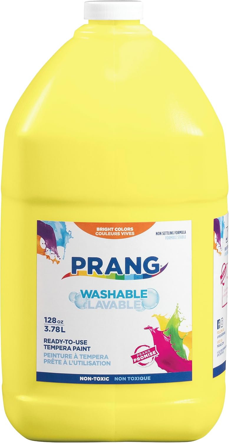Prang PAINT TEMPERA WASH YELLOW GALLON