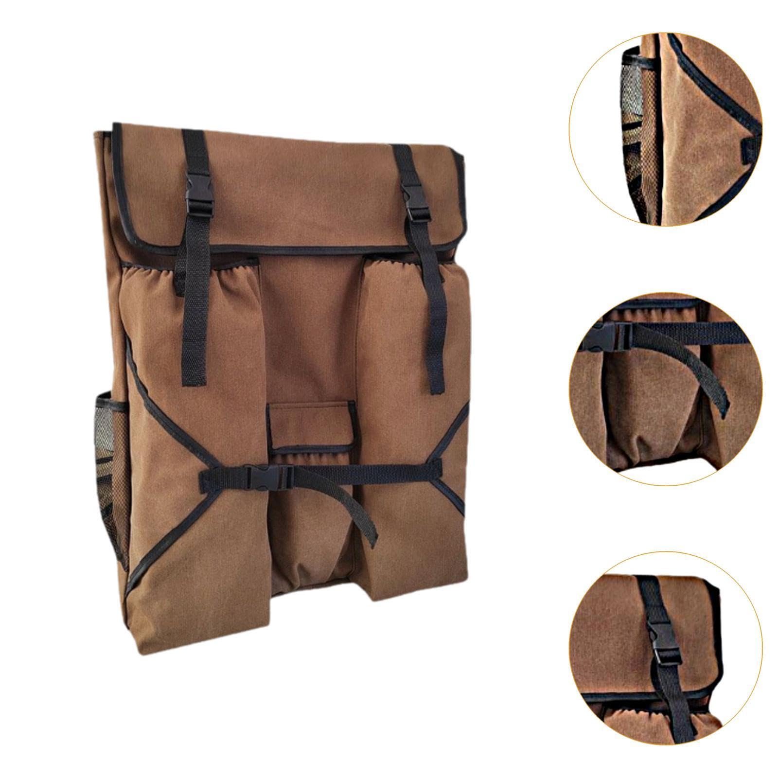 Mochila para El Almacenamiento de Suministros Artísticos, Impermeable, para Estudiantes Y Creadores, MarrÓn