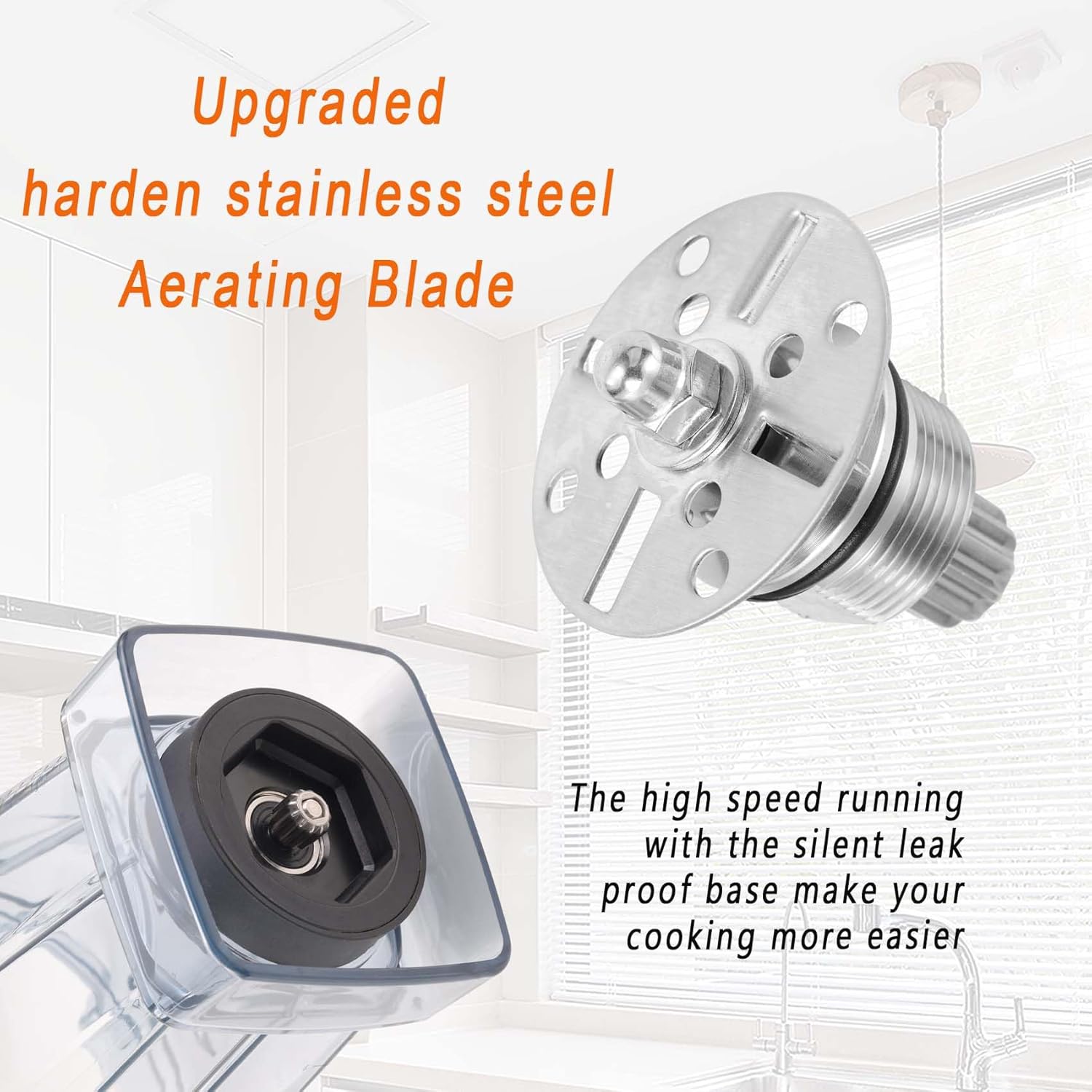 for Vitamix Blenders 48oz Aerating Container, replace A2300 A2500 A3300 A3500 X2 X3 X4 X5 V1200 V1500, compatible with Ascent/Ascent X/Venturist Series Pitcher Jar Cup