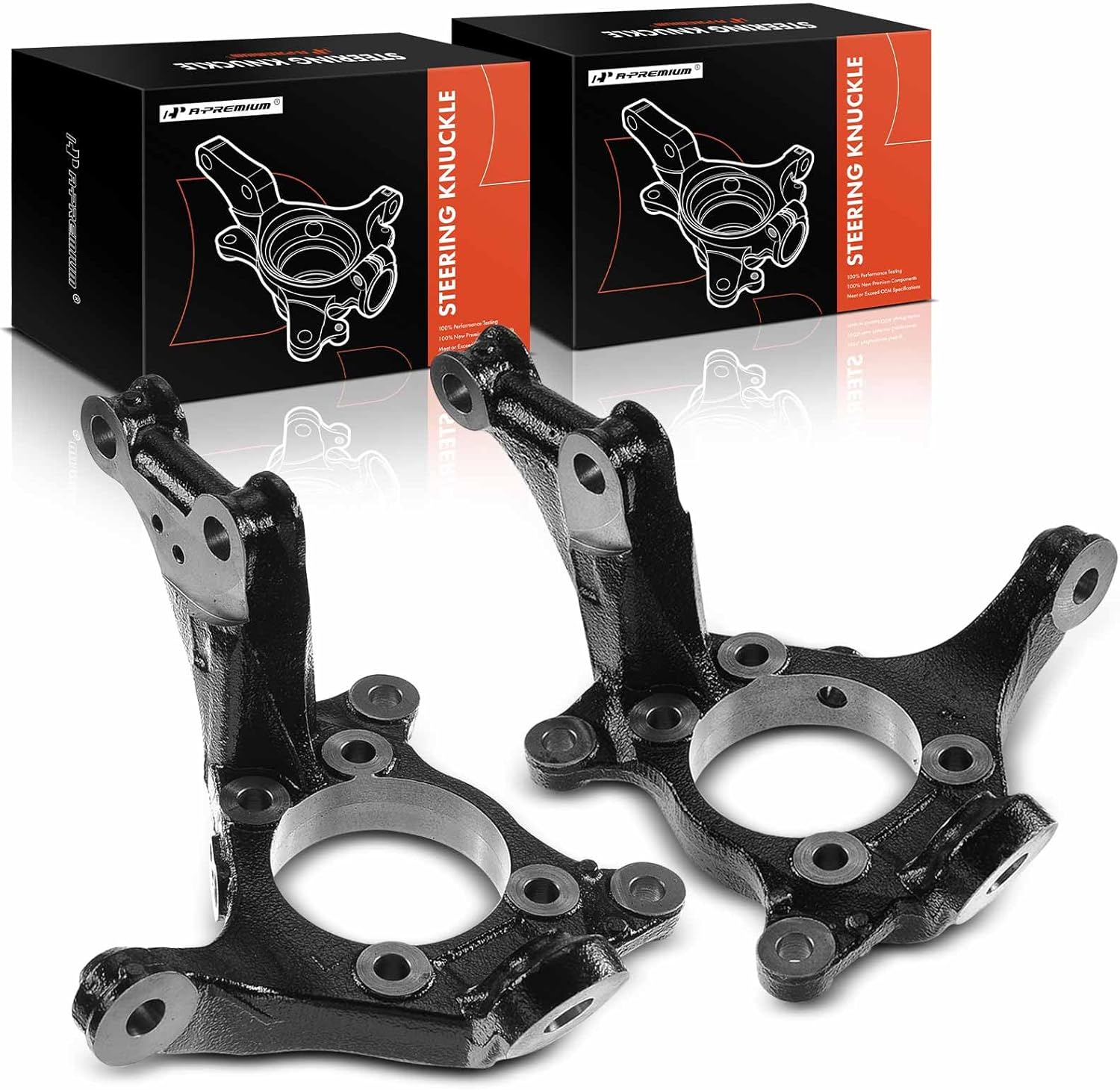 A-Premium Set of 2 Front Suspension Steering Knuckle Compatible with Toyota RAV4 2006-2017, Mirai 2016-2017 & Lexus HS250h 2010-2012 & Scion tC 2011-2016, Driver & Passenger