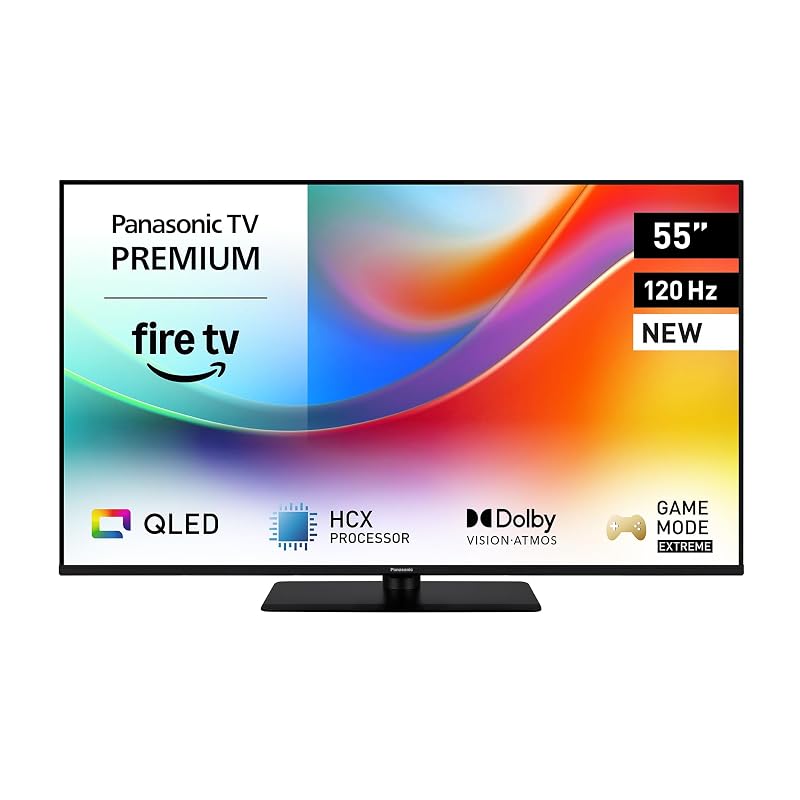 Panasonic TV-55W85BEZC QLED 4K — 120Hz e VRR per il gaming
