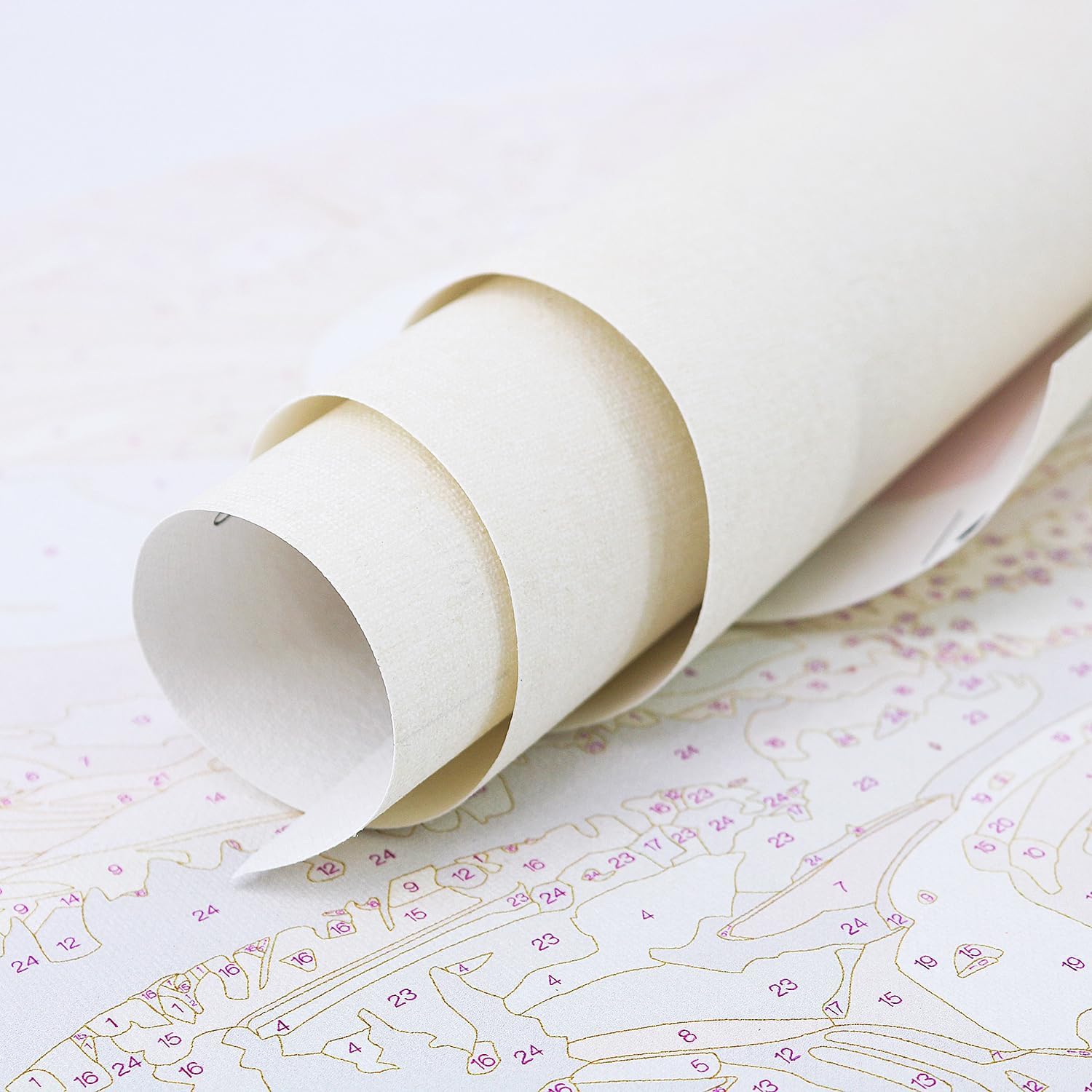 ColourMost`s Original Paint by Numbers Kit –Colorful Mountains #3 (16"x20" / 40x50cm) Includes Paints, Canvas, and Brushes (Unframed Canvas)