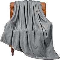 Vista 20 de BEDELITE - Manta de vellón negra para sofá y cama, afelpada, suave y acogedora, 50 x 60 pulgadas, supersuave, cálida y ligera, ideal para viajes