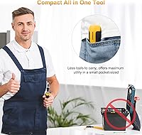 Vista 6 de SHARDEN Ratcheting Multi Bit Screwdriver - 13-in-1 Tool Set, Flat Head/Square/Torx/Hex/Phillips, 180 Degree Pivoting Adjustable Angle Magnetic