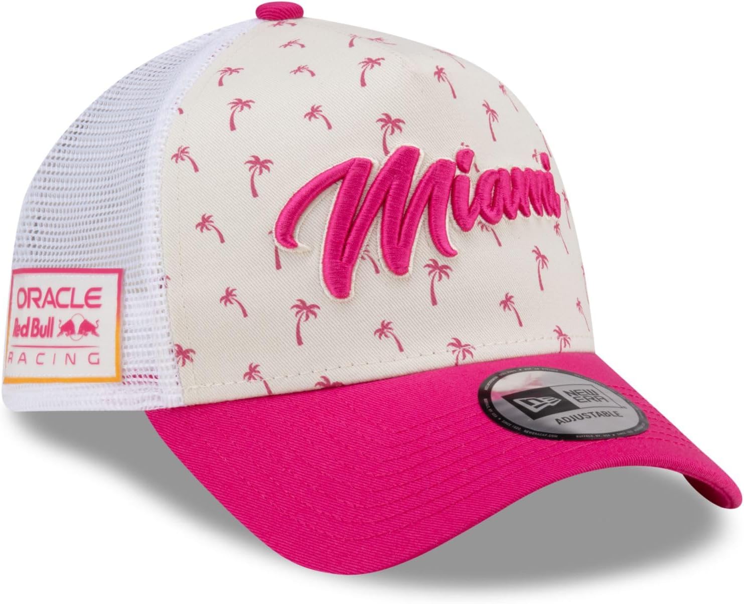 New Era Snapback Trucker Cap - USA Miami Red Bull Racing, Multicoloured, One Size