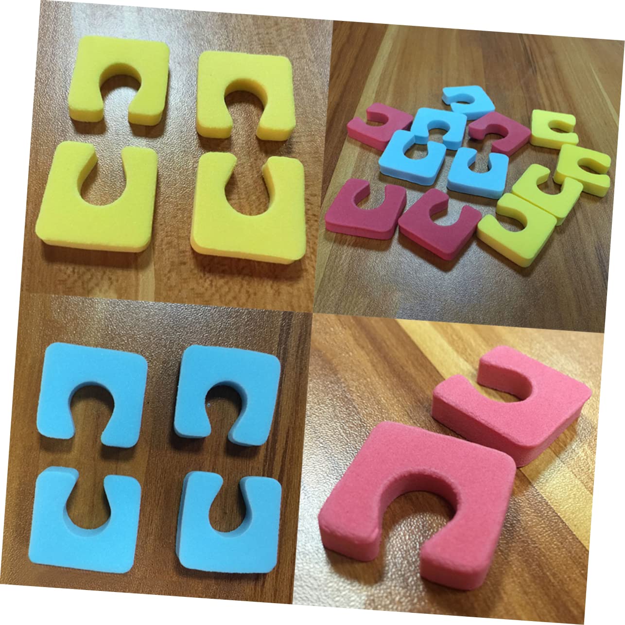 2 Juegos de Separadores de Dedos Juego de Separadores de Dedos de Esponja para Decoración de Uñas Suaves Y Cómodos Fáciles de Usar sin Olor 144 Piezas