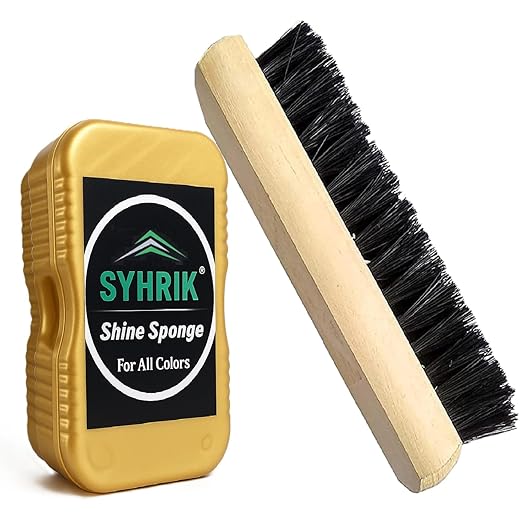 Instant Shoe Shiner Sponge + Brush