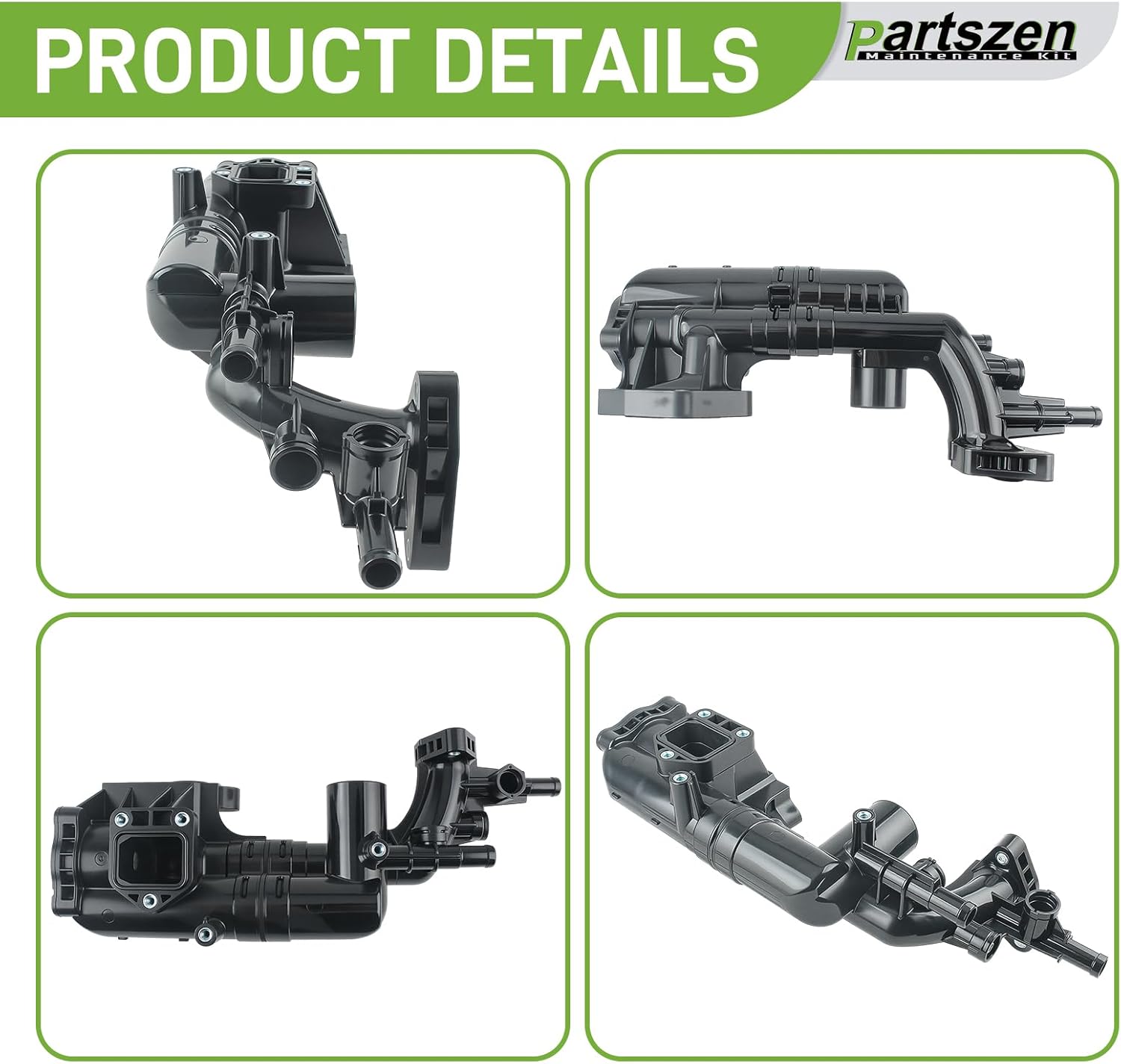 25620-3CAA0 Thermostat Housing Fit for Hyundai Azera Santa Fe for Kia Cadenza Sedona Sorento 2011-2017