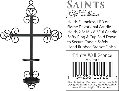 Saint Anthony, vela LED de oración sin llama, regalo religioso, temporizador de 6 horas para más horas de disfrute y devoción