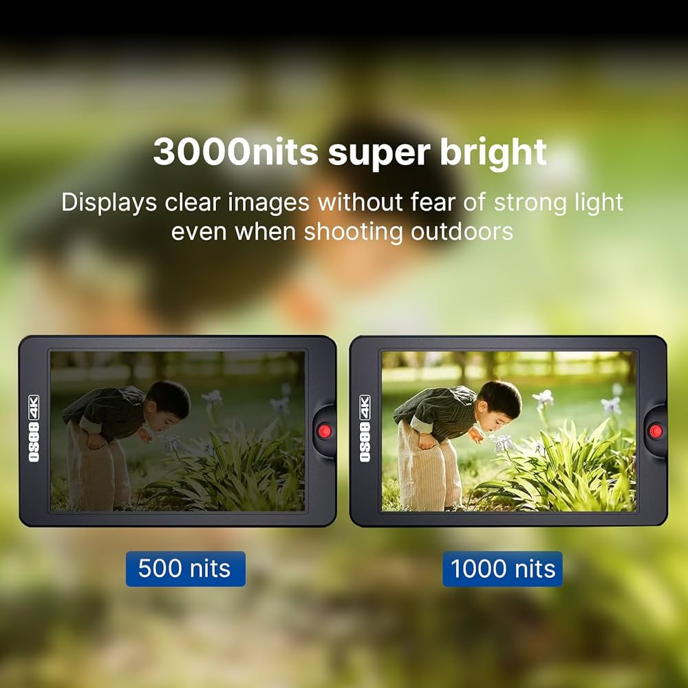 Osee T7 DSLR Camera Monitor 7 inch Upgraded Version 3000