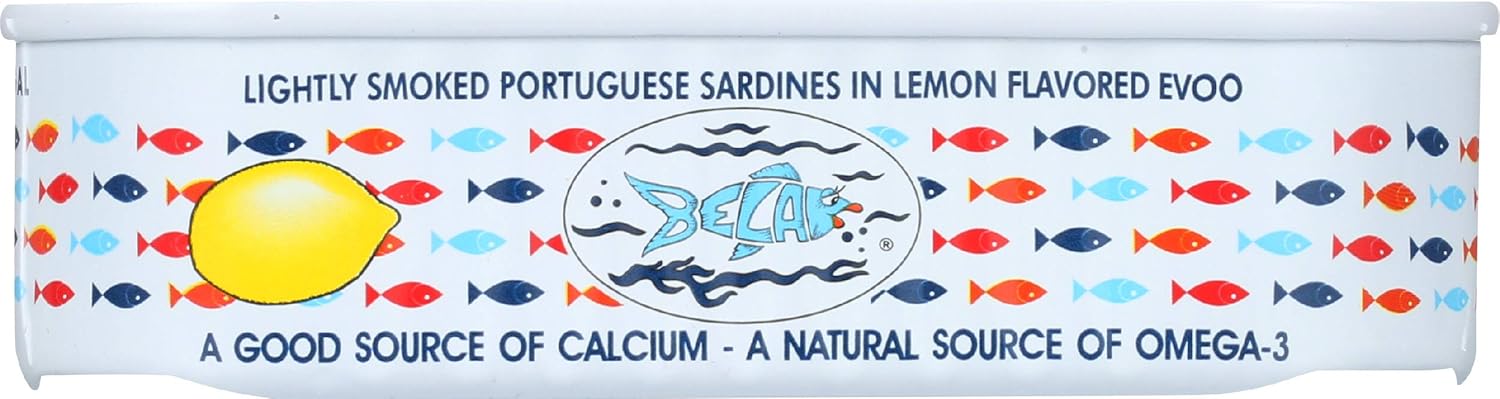Bela-Olhao Sardines Sardines In Lemon Juice, 4.25 oz