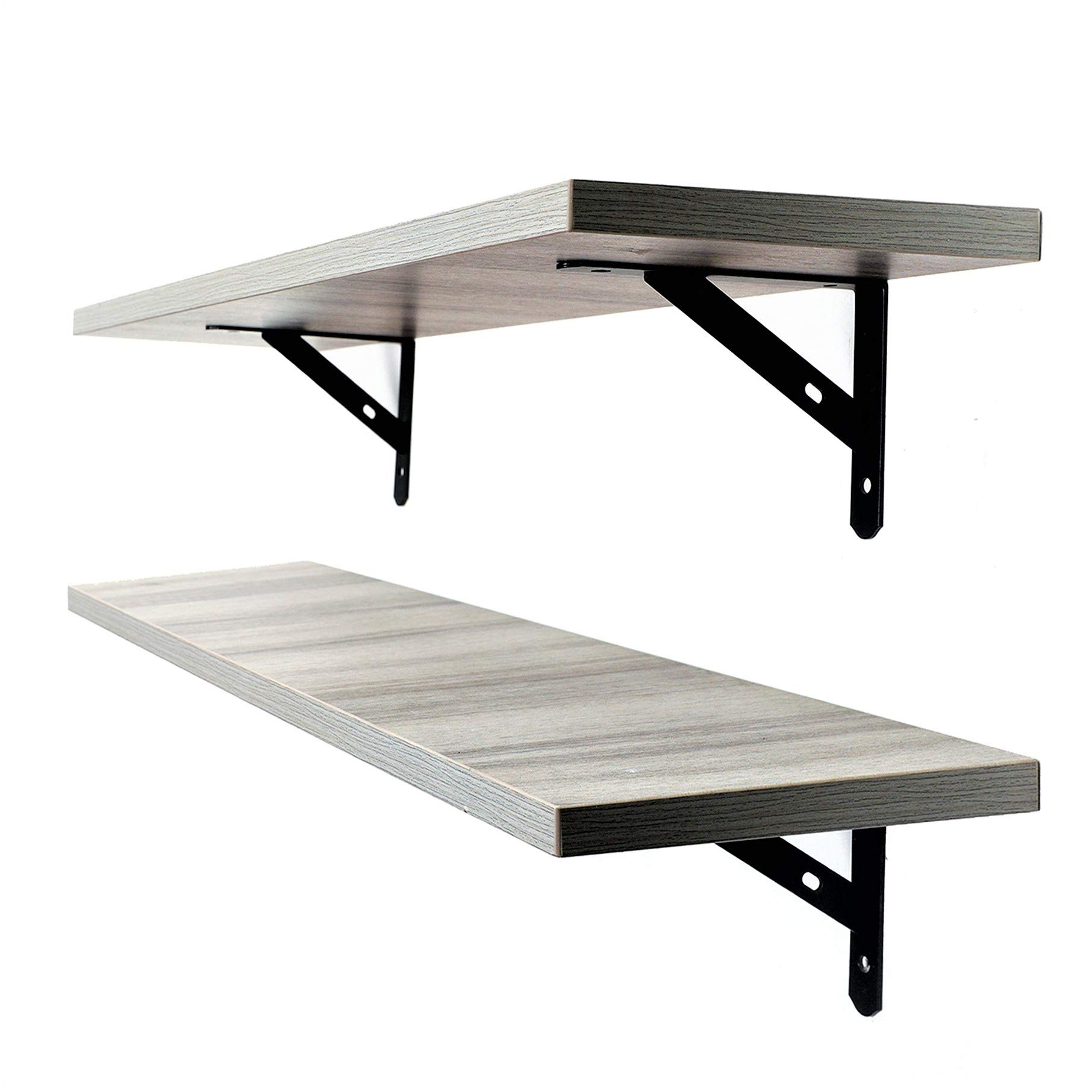 Buy AWX Floating Shelves for Wall Set of 2 Wood Wall Shelves for