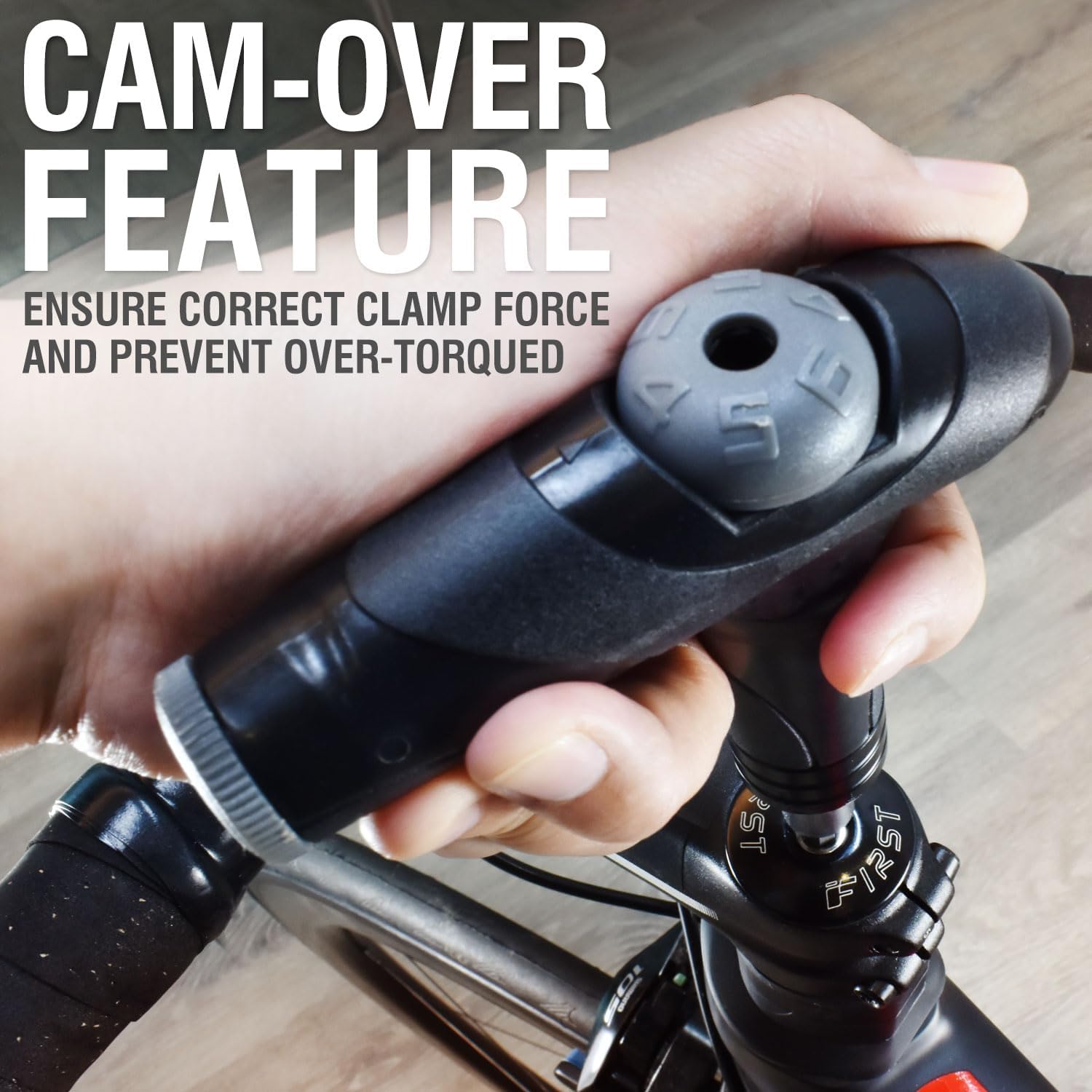 MARQUE Adjustable Bike Torque Wrench – 4, 5, 6 Nm Dial Portable Mini Bicycle Multitool Allen Key Tool, includes 3, 4, 5 mm Hex, T 25 Tool Bits – Repair Your Road and MTB at Home Garage - Cyclist Gift