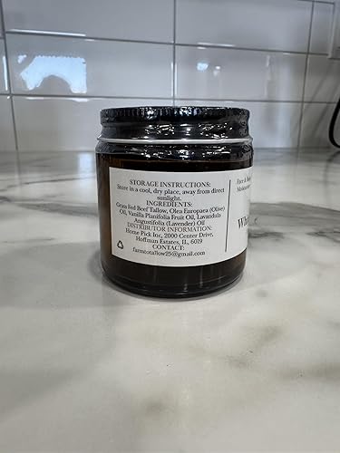 Miniatura 12 de FARM TO TALLOW Bálsamo de sebo batido para cara, piel y cuerpo, suave e hidratante, 4 onzas, vainilla de menta, hidratante de sarga de ternera