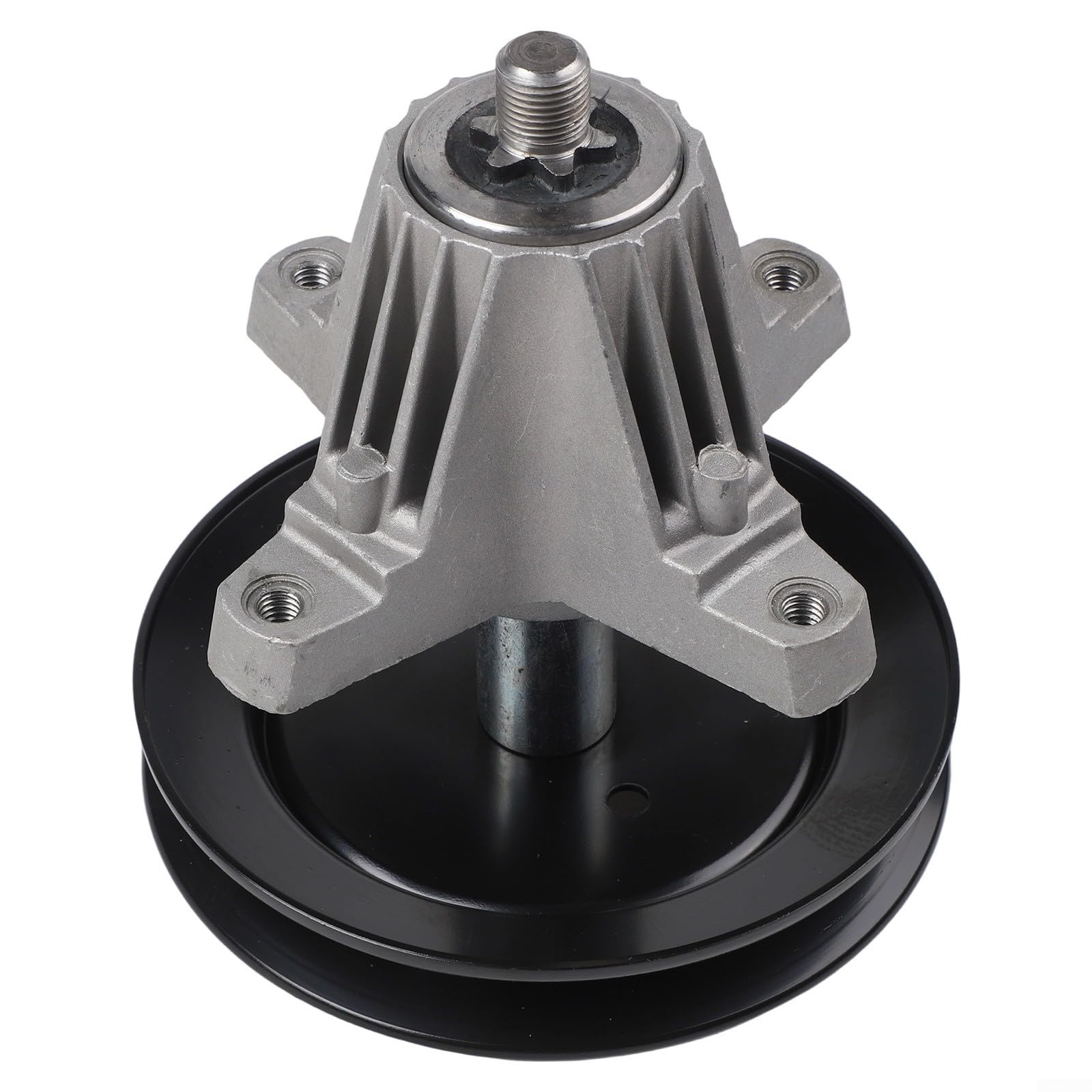 Conjunto de husillo para cortacésped con polea para cubierta de 42 pulgadas, compatible con 918-04822A 618-04822A 618-04950, pieza de repuesto para tractor de césped con perno roscado