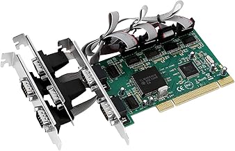 PCI Serial Port Expansion Card PCI To 6 Serial Port RS232 9Pin Industrial Control 6-Port Adapter Card Chip For W Pci To Rs232 Expansion Card