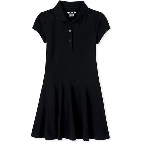The Children'S Place Girls Short Sleeve Picque Polo Dress