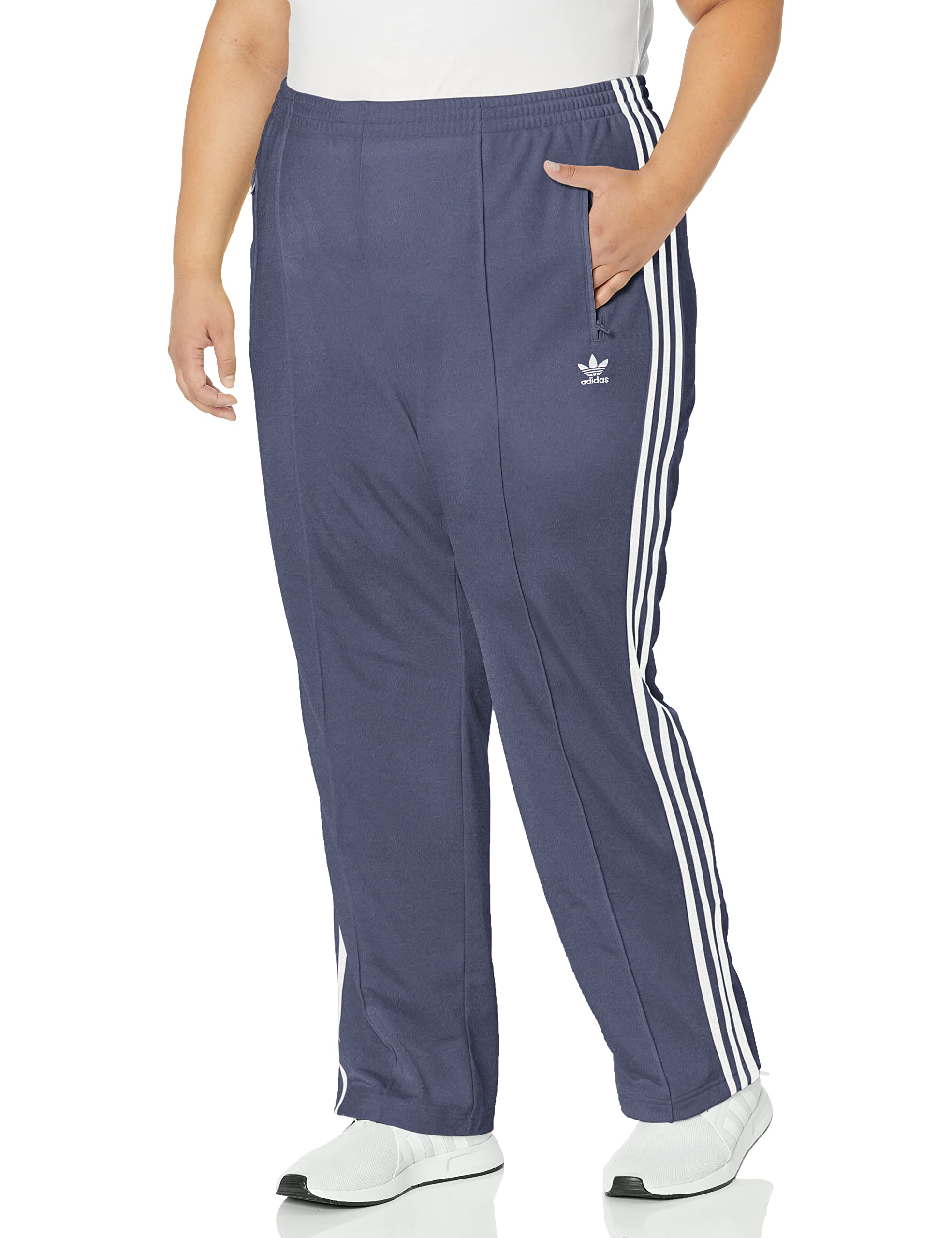 adidas Originals Women's Plus Size Adicolor Classics Firebird Track Pants, Shadow Navy, 1X
