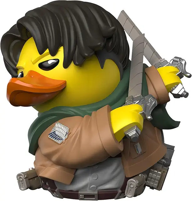 Attack On Titan Levi Ackerman Cosplay Gummiente Vinylfigur Sammlerstück