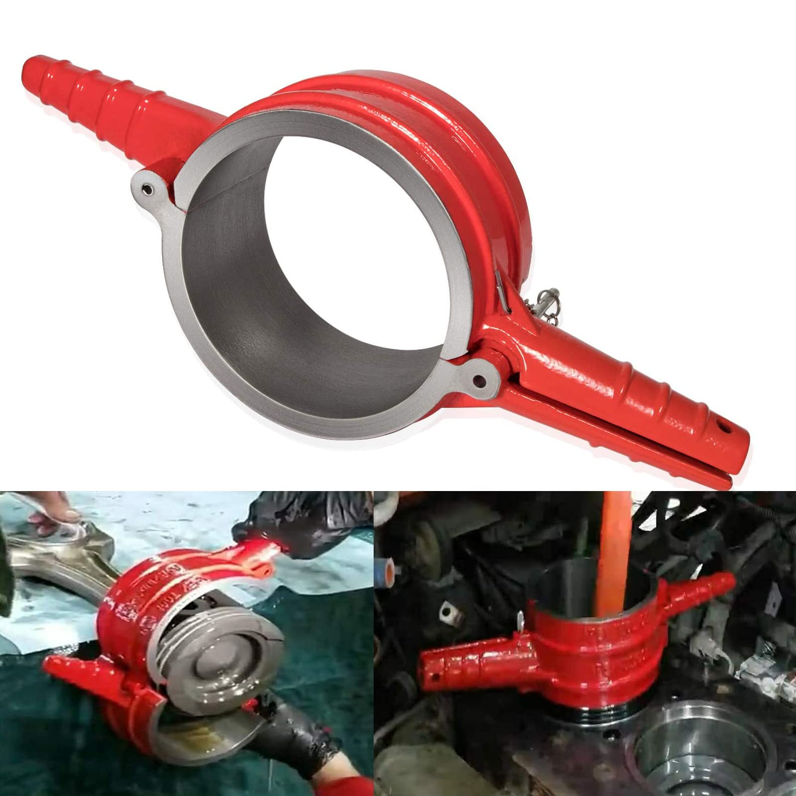 Compresseur de piston 14 cm pour changer les segments Cummins N14 - 8