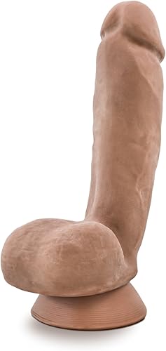 Miniatura 6 de Blush Au Naturel Macho - Consolador realista Sensa Feel de doble densidad de 8.75 pulgadas, pene y bolas - ventosa, compatible con arnés - Juguete
