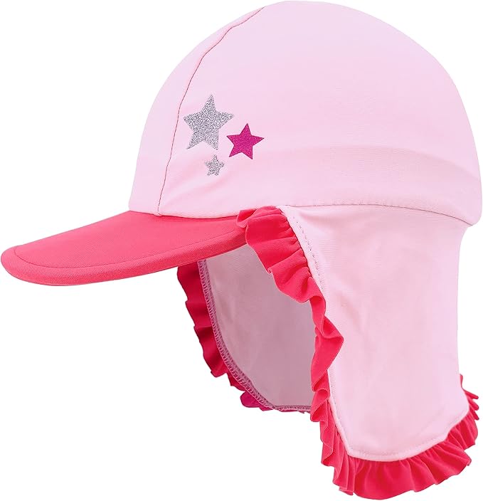 Dream Bridge Baby,Clothing,Baby Girls 0-24m,Accessories,Hats & Caps Dream Bridge Girls Boys UPF 50+ Legionnaire Beach Hat UV Protection for Kids Flap Cap