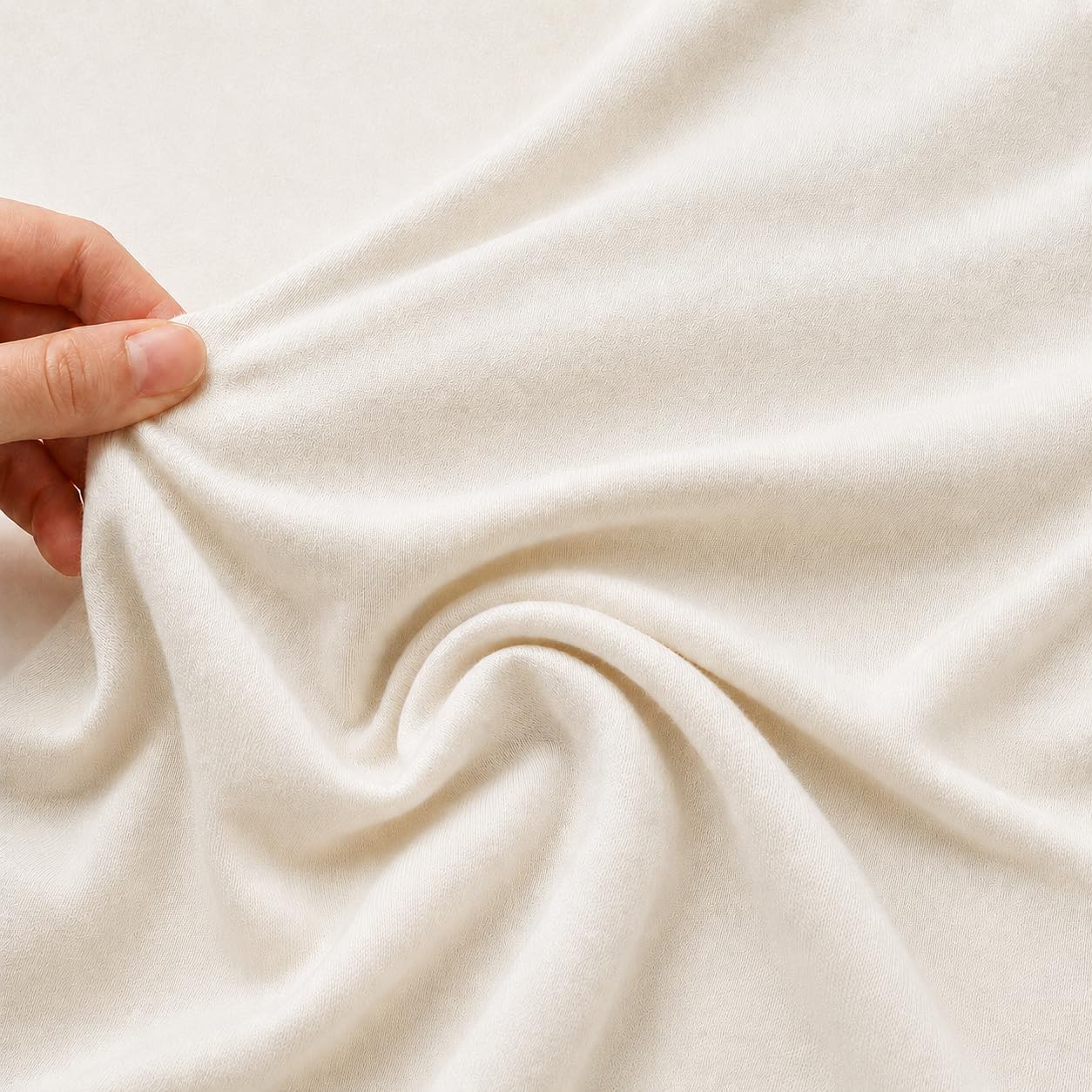 Soimoi Baumwolljersey-Strickstoff, 178 cm breit, 200 g/m², 2-Wege-Stretch, weicher, atmungsaktiver Stoff für T-Shirts, Tops, Sportbekleidung, Nachtwäsche, Leggings, Loungewear, Kissenbezüge