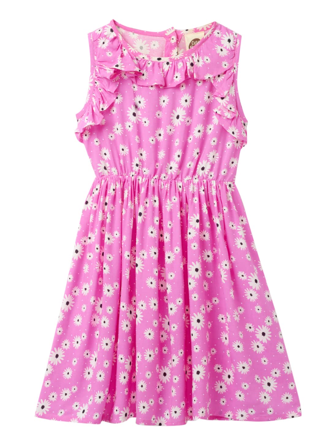 Cub McPaws Girls Ditsy multi print Dress | 4 to 12 Years