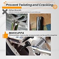 Vista 3 de MIKKUPPA Llave de enchufe de tuercas Spike - Enchufe sólido con hexagonal de 0.748 in, herramienta de repuesto universal para tuercas de llanta