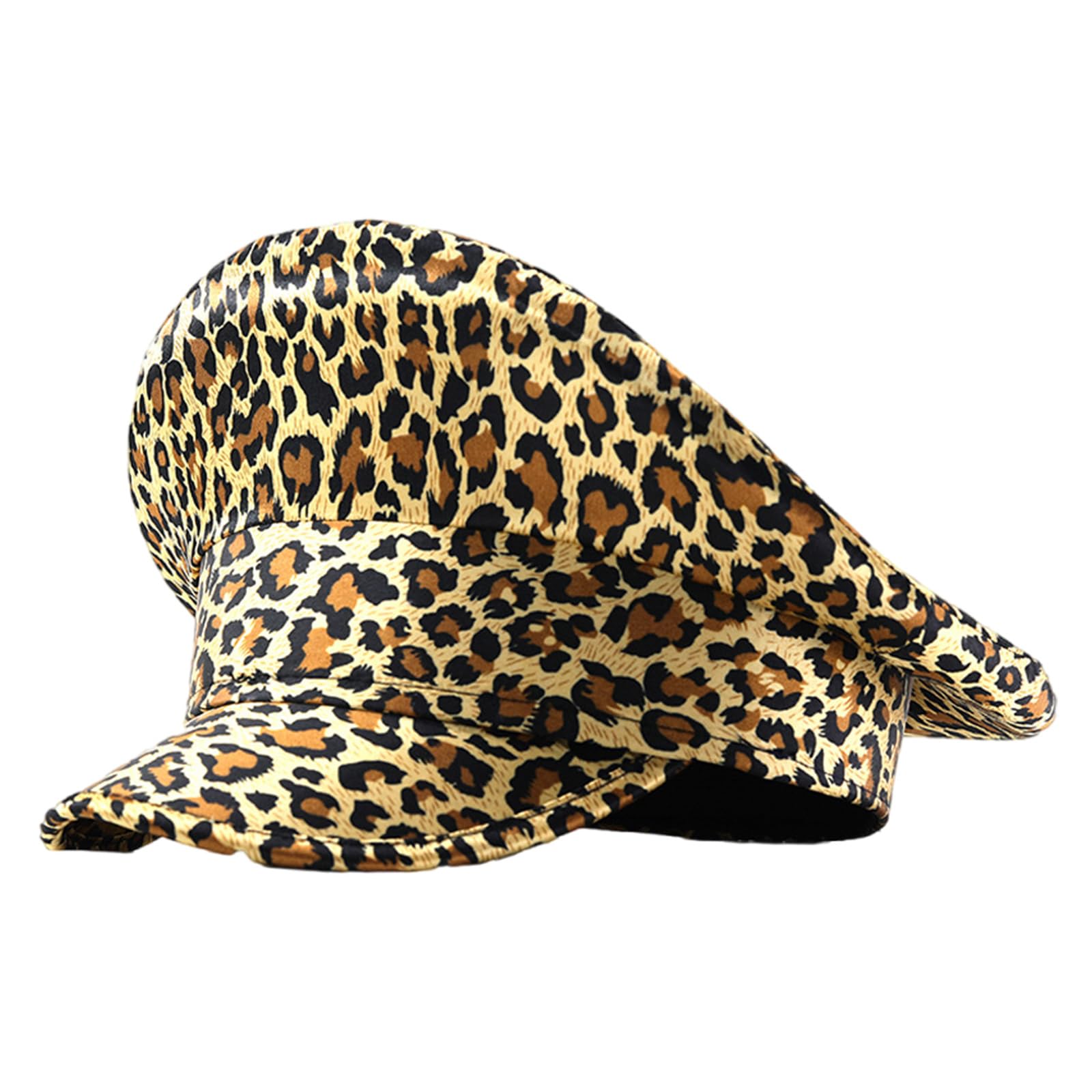 Cappello da capitano per carnevale, ufficiale, stampa leopardata, per fotografia, carnevale, cocktail party