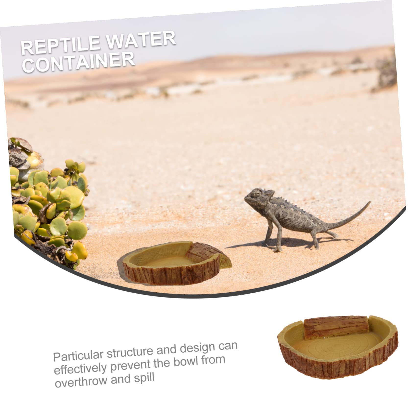 Terrarium Klein 2er Set Reptilien Näpfe Aus Harz - Eck-Schalen Für Futter & Wasser, 8,4x8,4x2 Cm, Für Gecko, Schlange, Chamäleon Haustier Zubehör Terrarium