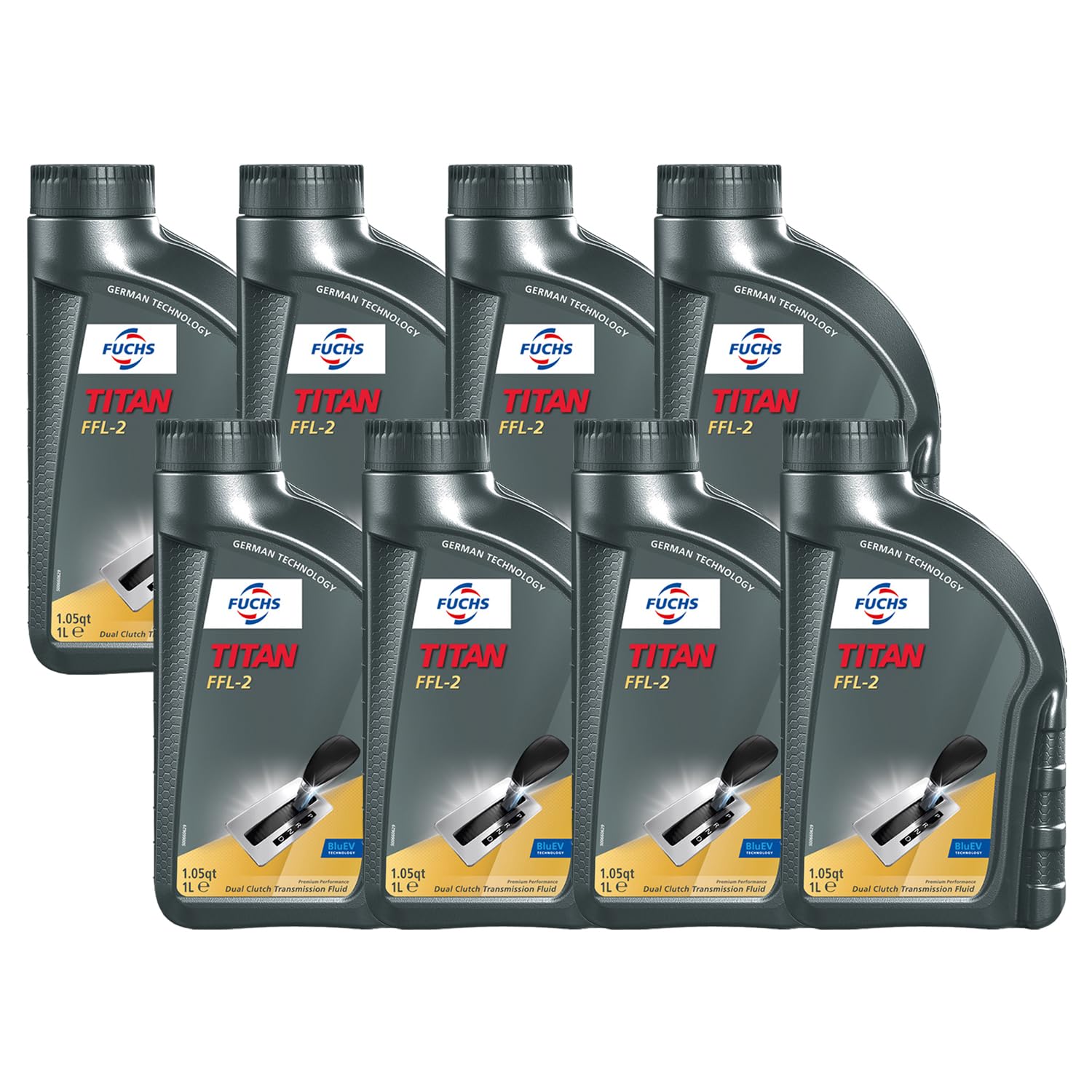 Fuchs 8 Liter TITAN FFL-2 Dual Clutch Transmission Fluid (8 x 1L)