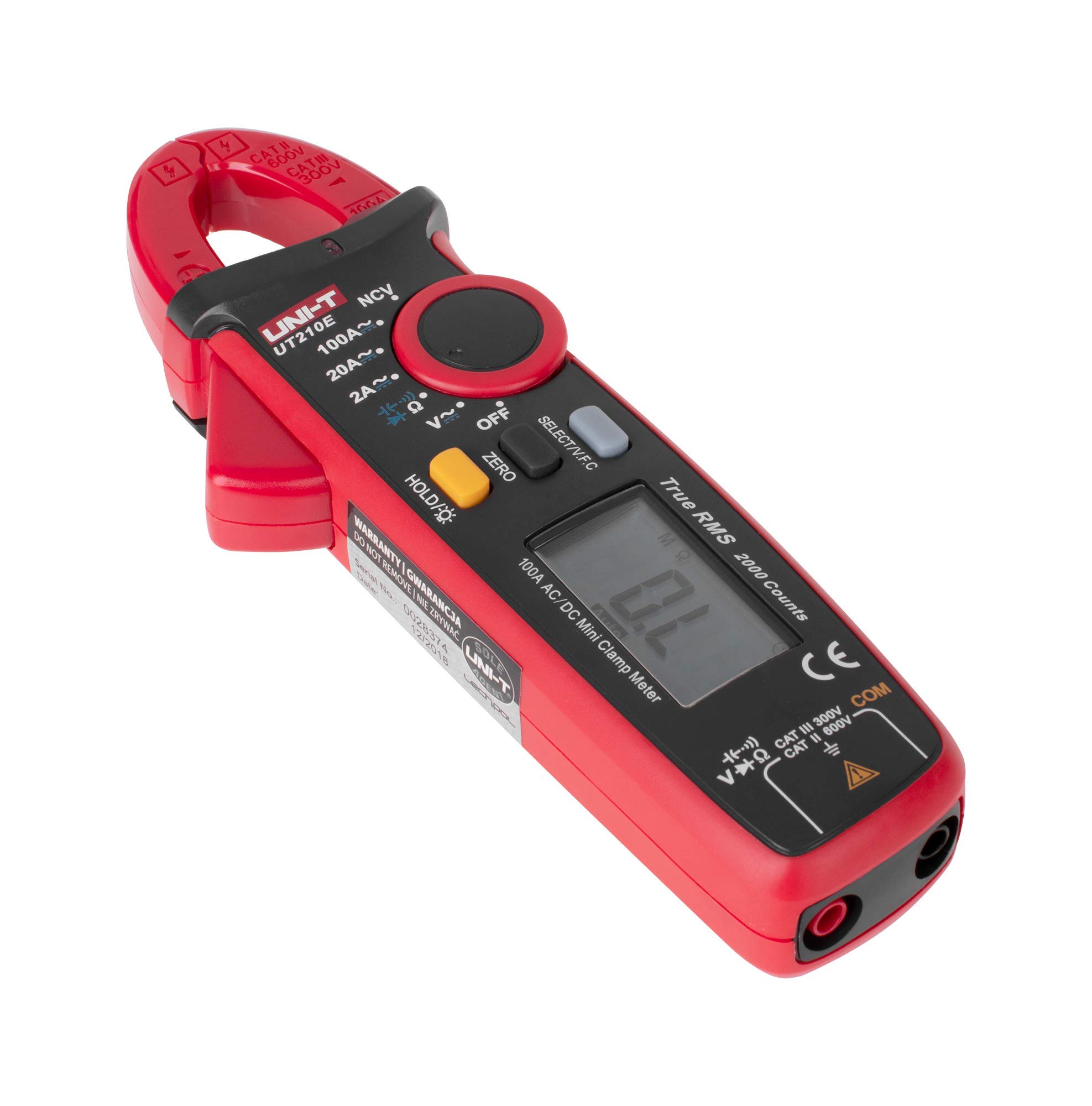 UNI-T ut210e/mie0174 AC/DC mini pinza amperometrica con con capacità di alimentazione Tester
