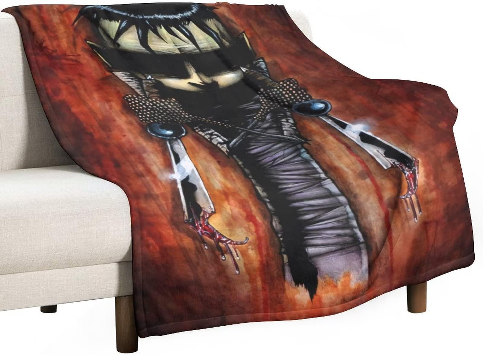 Anime JTH Maniac Fashion Blanket Plush Bed Couch Blanket Blanket Digital Printed 40"x50"