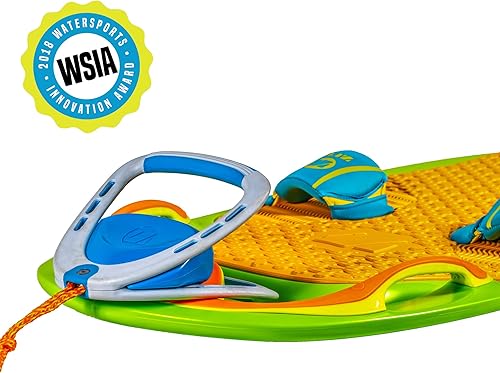 Miniatura 2 de ZUP You Got This 2.0 Tabla y mango Combo, todo en uno Kneeboard, Wakeboard, Wakeskate y Wakesurf Board para todas las edades