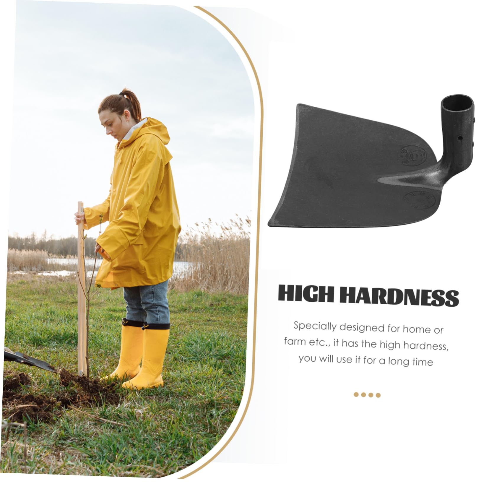 Agricoltura Professionale Zappetta in Acciaio al Manganese ad Alta Durezza, Lavoro del Terreno, Giardinaggio, Attrezzi da Lavoro