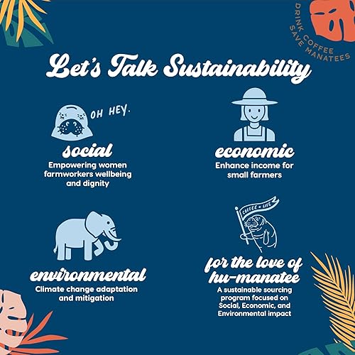 Miniatura 4 de Manatee Gourmet Coffee, Cápsulas individuales para cafeteras Keurig 2.0 K, tostado medio, delicia caribeña, 80 unidades