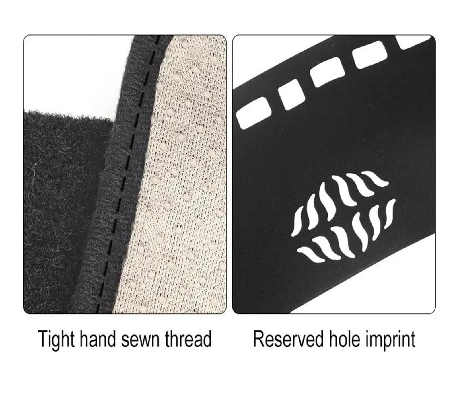 Dashboard Matte Für Kia Für Sorento 2021 2022 Sonnenschutz Lichtschutzpolster Instrumententafel Teppiche Autozubehör Armaturenbrett Abdeckung Matten Center Konsole Armaturenbrett Matte(Flannel Black,L