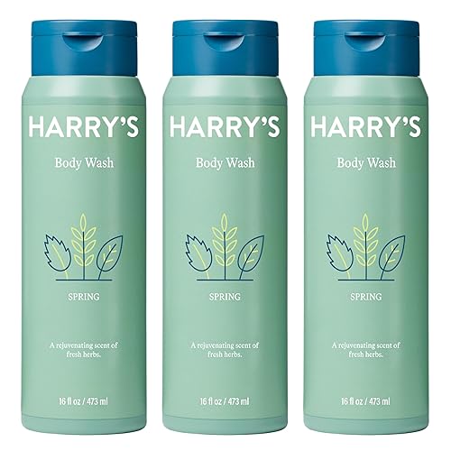 Harry's Gel de ducha para hombre - Primavera, 16 onzas líquidas (paquete de 3)
