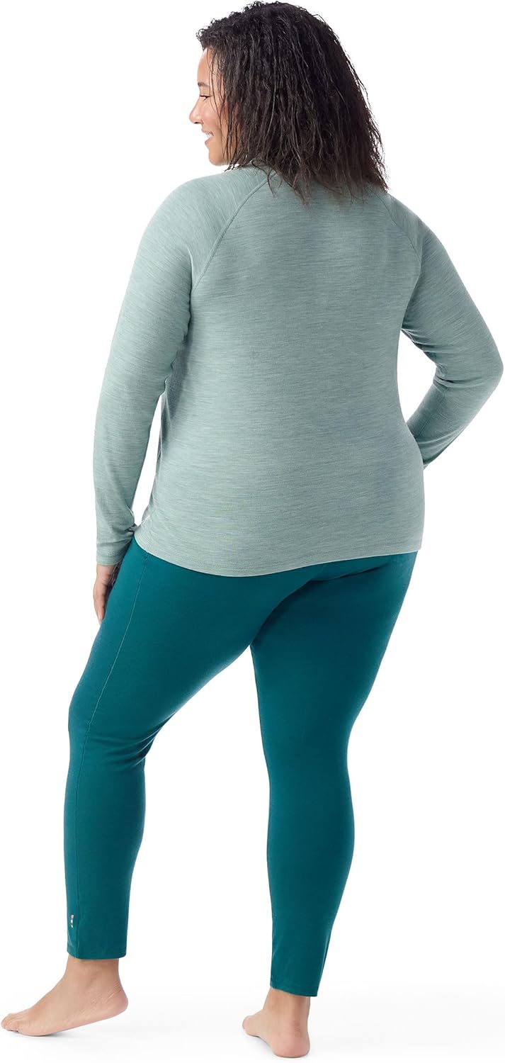 Smartwool Women's Classic Thermal Merino Base Layer 1/4 Zip Plus - Image 2
