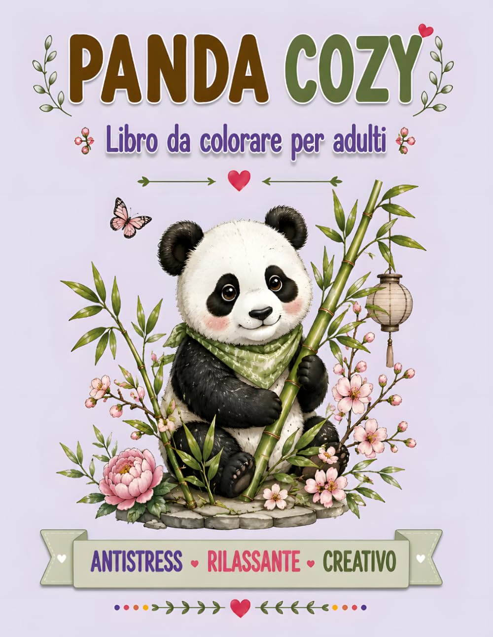 Panda Cozy: Libro da colorare per adulti con 40 immagini rilassanti e antistress (Cozy Friends)