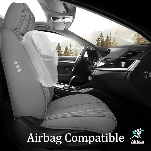 Miniatura 5 de NS Yolo - Juego completo de fundas de asiento de automóvil, accesorios universales de cuero para asiento de automóvil, incluye gancho para asiento