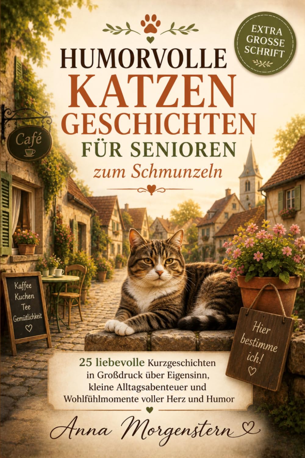 Humorvolle Katzengeschichten für Senioren zum Schmunzeln: 25 liebevolle Kurzgeschichten in Großdruck über Eigensinn, kleine Alltagsabenteuer und ... für Senioren zum Schmunzeln (Großdruck))
