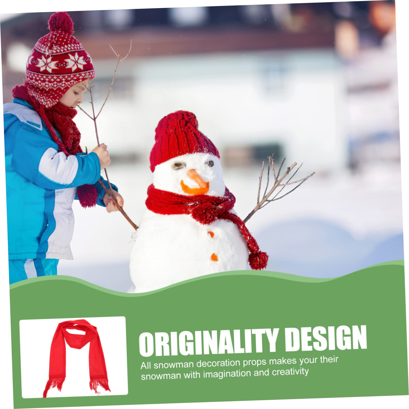 PRETYZOOM 5 Sätze Schneemann verkleiden Sich weihnachtsschneemann Requisiten Weihnachten Schneemann DIY Bastelset Snowman Decoration Weihnachtsdekoration für draußen schneemann DIY