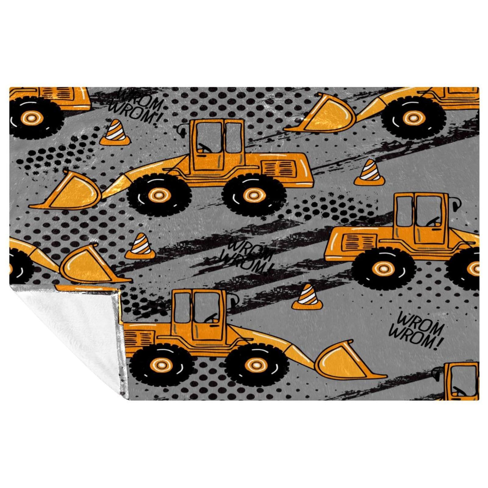 Jeté de lit haut de gamme jaune 150x100 cm | Couverture douce de prestige
