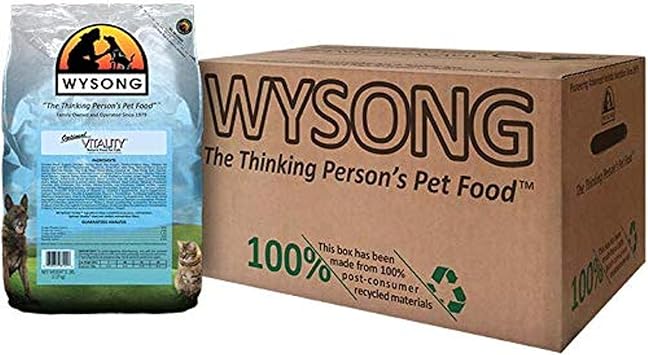 Wysong Optimal Vitality Adult Feline Formula Dry Cat Food, Four- 5 Pound Bag