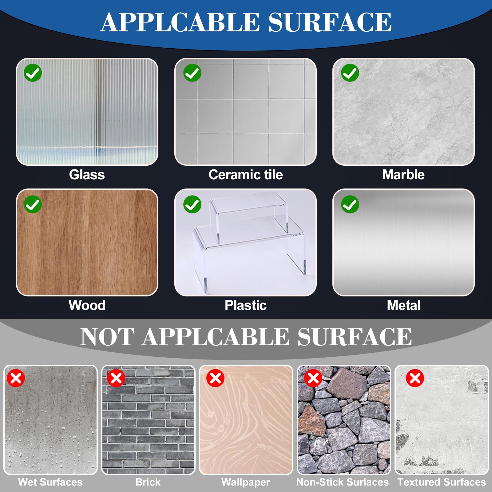 300pcs Transparent Adhesive Dots Double- Sided Sticky Tack - Strong and Traceless Adhesive Stick Dots for Poster Photos — view 7